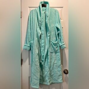 Cozy Aqua Blue Robe